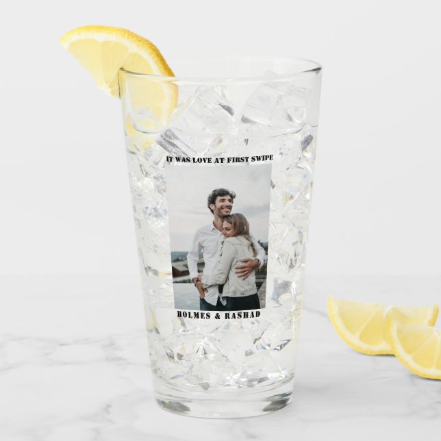 Amor a primera vista pareja Día de San Valentín (Anverso (hielo))