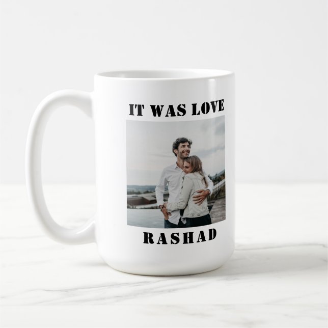 Amor a primera vista pareja taza de café (Izquierda)