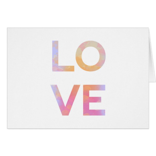 Amor, acuarela (Anverso (Horizontal))