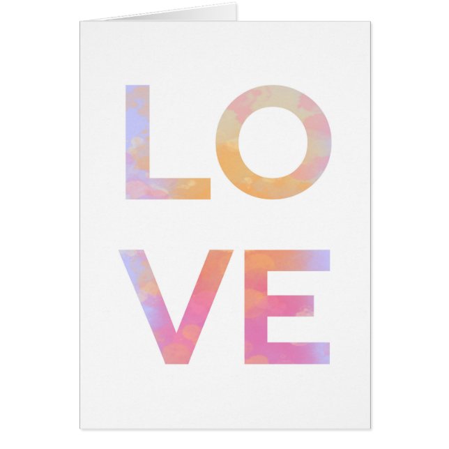 Amor, acuarela (Frente)