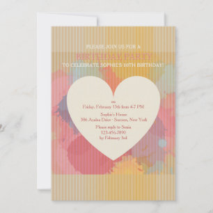 Amor Acuarela Invitación al Corazón