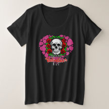 Amor al cráneo - Camiseta camiseta más femenina pa