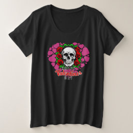 Amor al cráneo - Camiseta camiseta más femenina pa