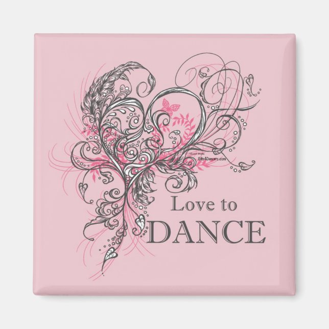 Amor al imán de baile (personalizable) (Frente)