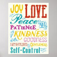 Amor Alegría Paz Amabilidad Buena Tipografía Arte