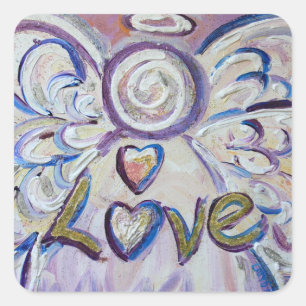Amor Ángel Palabra Personalizado de arte Pegatinas