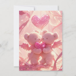 Amor angélico: Invitación a la boda romántica