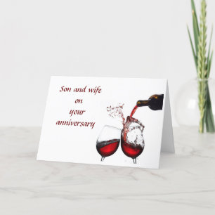 *AMOR ANIVERSARIO* HIJO Y TU TARJETA DE ESPOSA