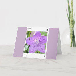AMOR AZUL DE LA LAVANDA - TARJETA DE FELICITACIÓN