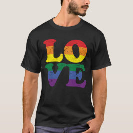 Amor Bandera Arcoiris Orgullo Gay LGBT Camisa 6