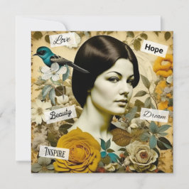 Amor, Belleza, Inspire, Sueño y Esperanza Dama Vin