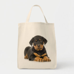 Amor Bolsa De Tosta De Canvas De Perro De Rottweil
