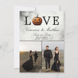 Amor Calabaza Guardar la tarjeta de fecha