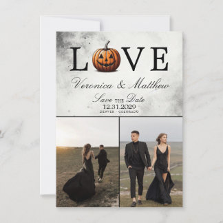 Amor Calabaza Guardar la tarjeta de fecha