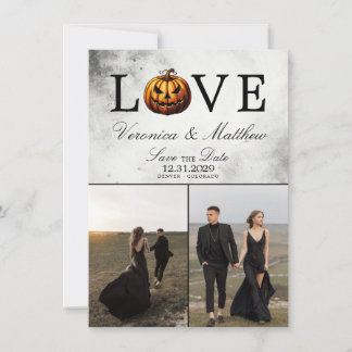 Amor Calabaza Guardar la tarjeta de fecha