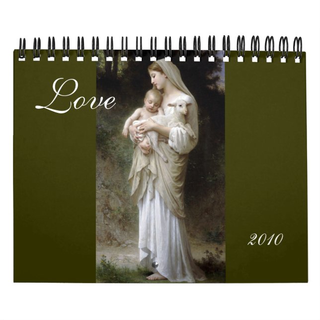 Amor, calendario Bouguereau 2010 (Tapa)