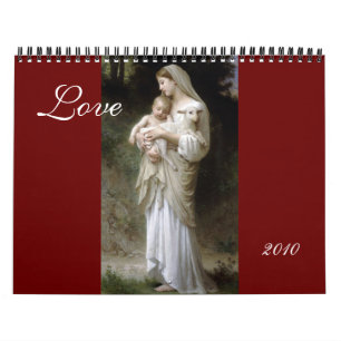 Amor, calendario Bouguereau 2010