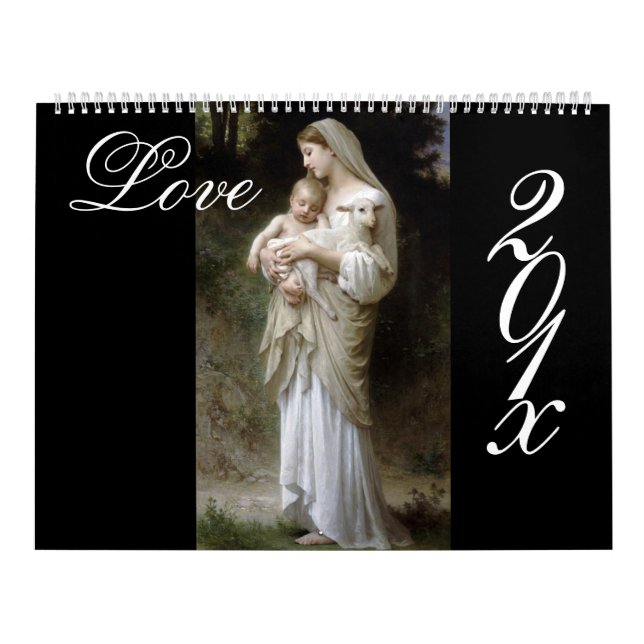 Amor, calendario Bouguereau DIY (Tapa)