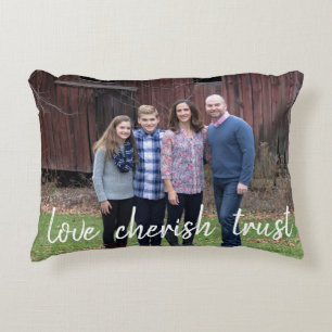 Amor cariño confianza personalizado almohada de f