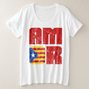 Amor catalán, bandera de Cataluña Estelada