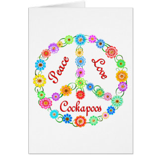 Amor Cockapoos de la paz