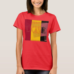 Amor colorido - Art Deco - camiseta