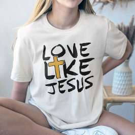 Amor Como Camisa Jesús, Camiseta Cristiana Occiden