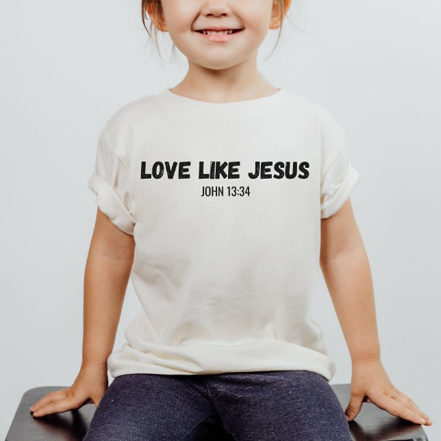 Amor como Jesús Camisa de niño cristiano (Subido por el creador)