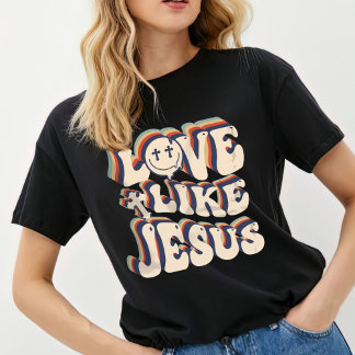 Amor como la camiseta de Jesús, la camiseta de las