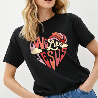 Amor como la camiseta de Jesús, la camiseta de las