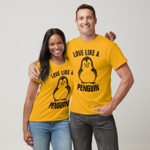 AMOR COMO UNA Camiseta PENGUINA