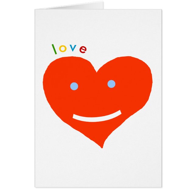 amor corazón rojo- sonrisa :) (Frente)