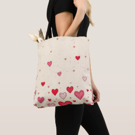 Amor, Corazones, San Valentín, Boda - Bolsa Tote