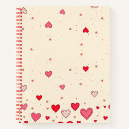 Amor, Corazones, San Valentín, Boda - Cuaderno