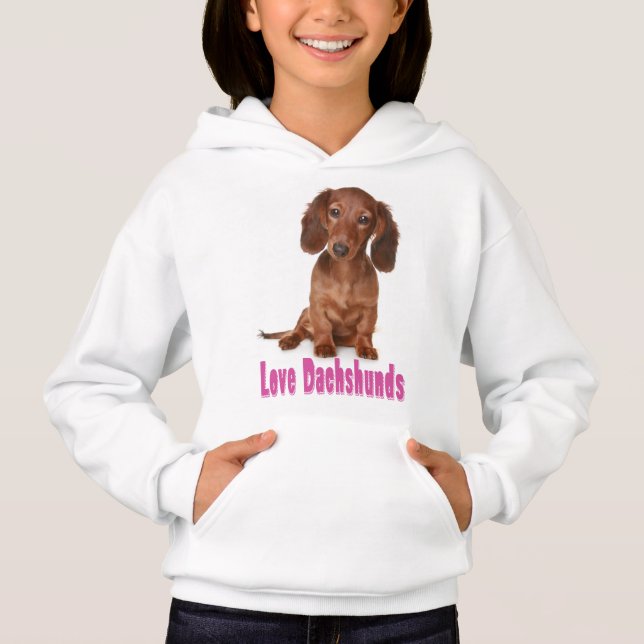 Amor Dachshund Perro Cachorro Suero (Anverso)