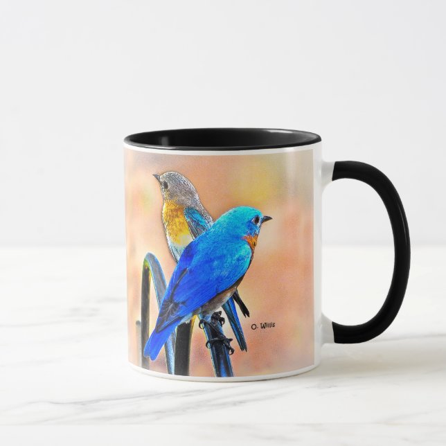 Amor de 010 Bluebird taza de la obra clásica de 11 (Derecha)