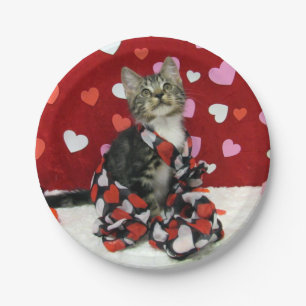 Amor de Bandit - San Valentín - Gato / Platos gati