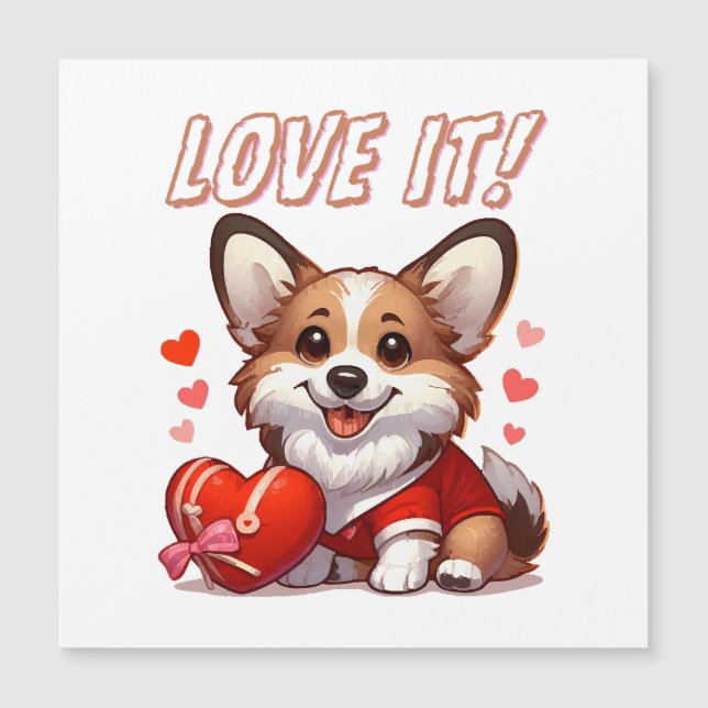 Amor de Corgi Adorable (Anverso)