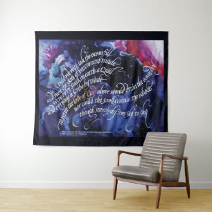 "Amor de Dios" 80 in. x 68 in. Tapiz