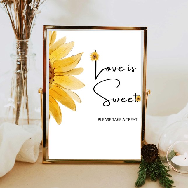 Amor de girasol es dulce toma un trato Póster (Subido por el creador)