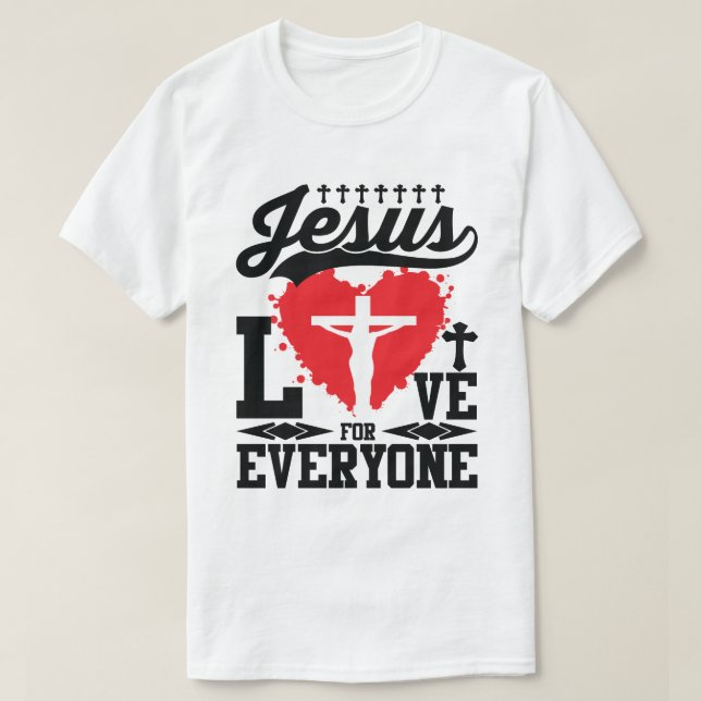 Amor de Jesús por todas las camisetas (Diseño del anverso)
