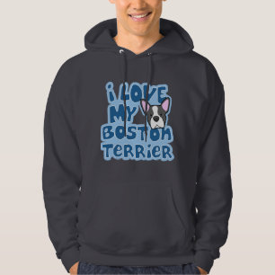 Amor de Kawaii I mi sudadera con capucha de Boston