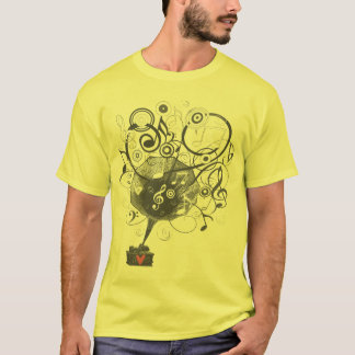 Amor de la camiseta de la música