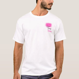 Amor de la camiseta de Tony (hombre) blanca