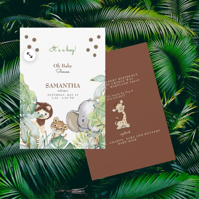 Amor de la jungla es una invitación de un niño a B (Subido por el creador)