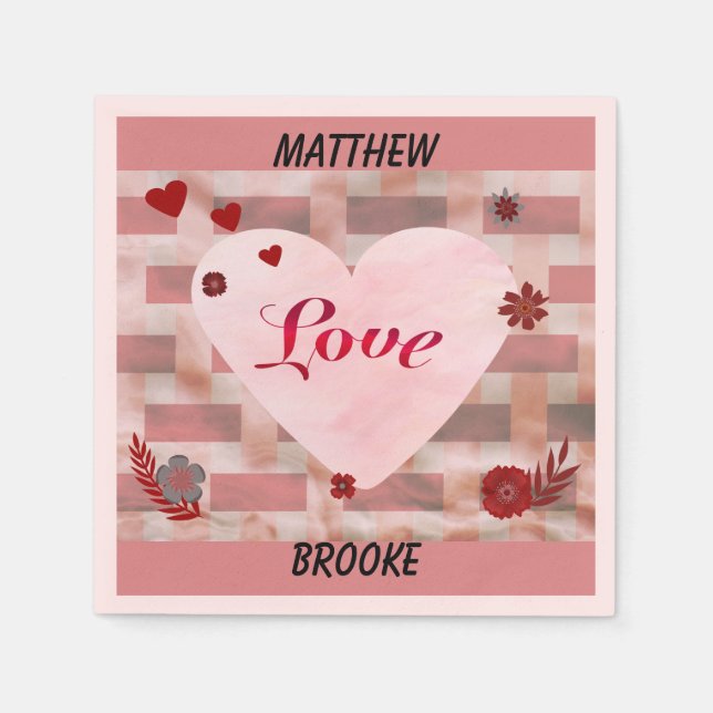 "Amor" de la servilleta de papel (Anverso)