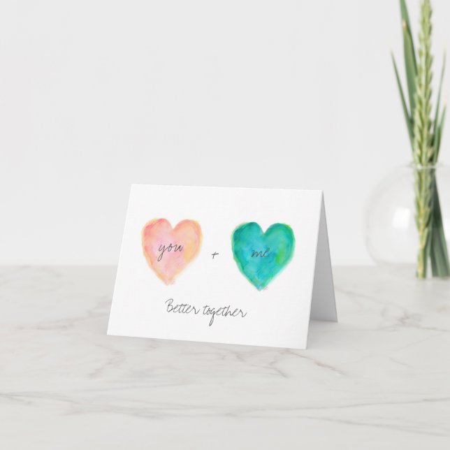 Amor de la tarjeta del día de San Valentín del (Anverso)