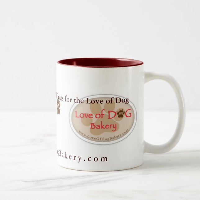 Amor de la taza de la panadería del perro (Derecha)