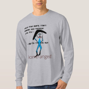 Amor de la tía - Boomeranged de camiseta de manga 
