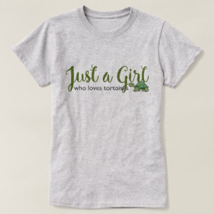 Amor de la tortuga apenas una camiseta de la